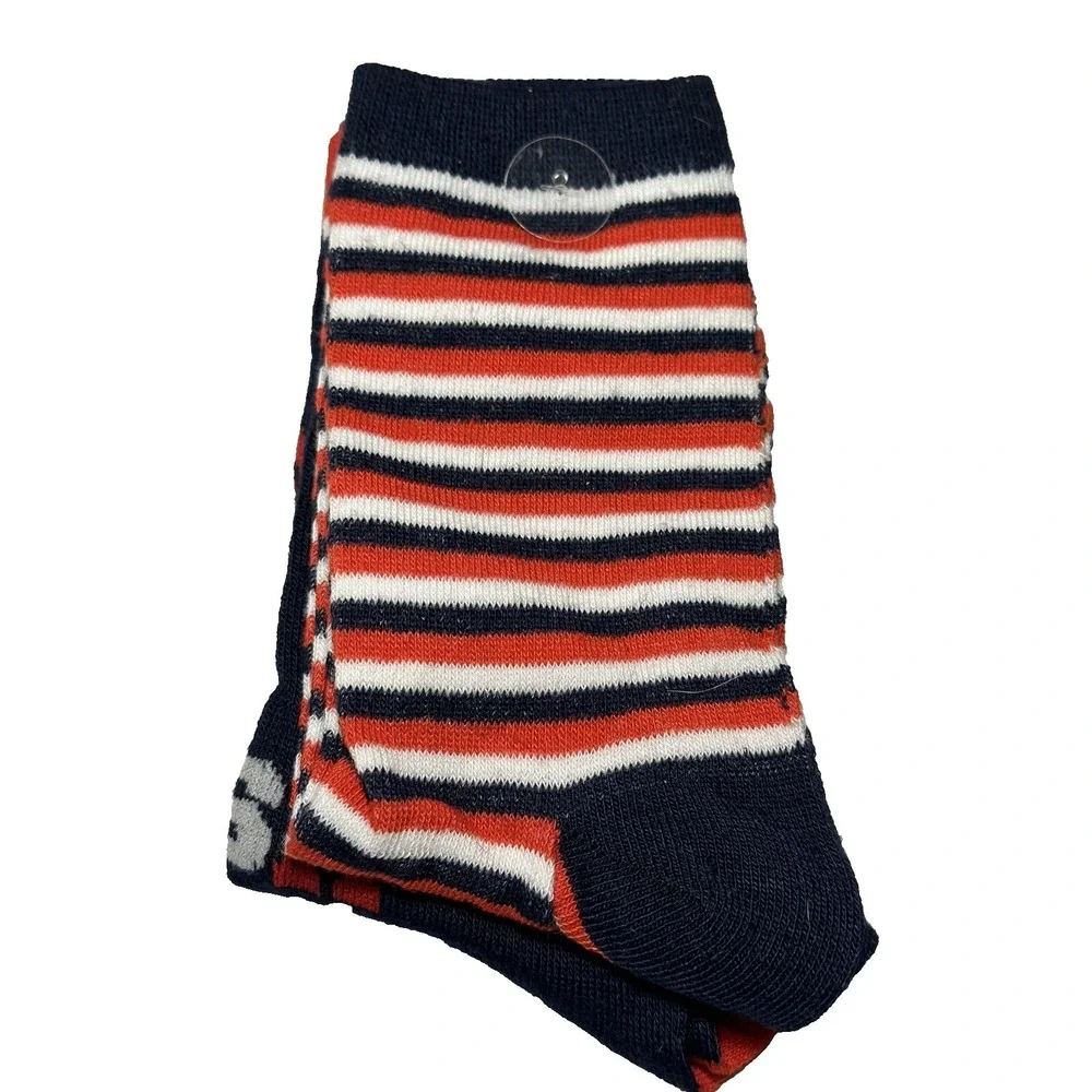 celebrate patriotic 2‎ pairs womens crew socks size 4 - 10